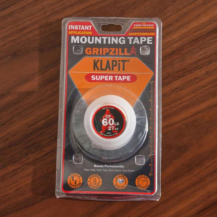Klapit Super Tape Gripzilla 1 Meter - Clear Pan Home
