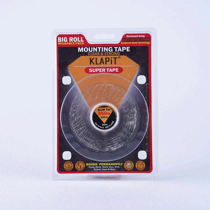 Klapit Super Tape Slim 7 Meter- Clear Pan Home