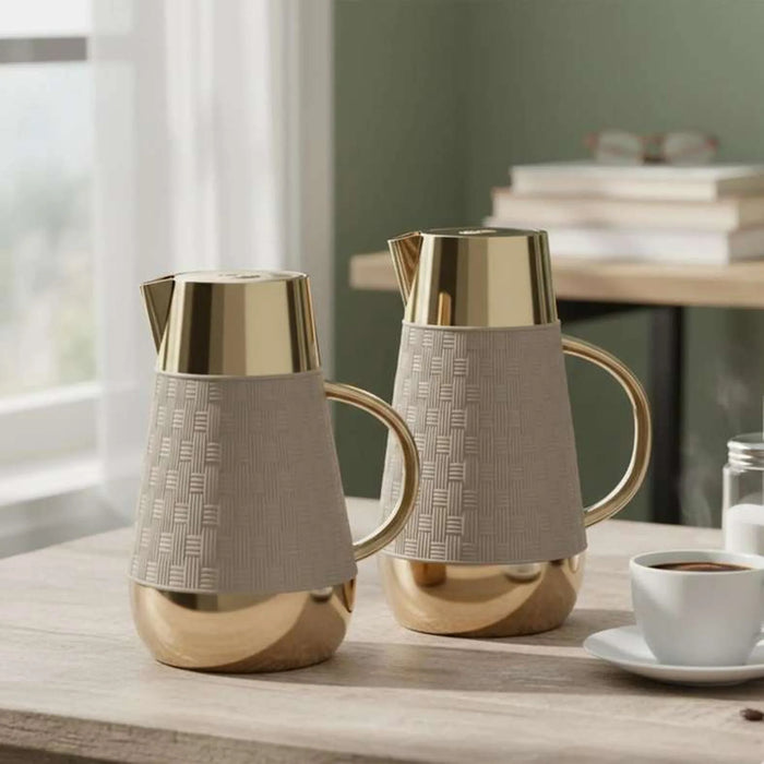 Klavis 2-Piece Vacuum Flask 1L -Grey