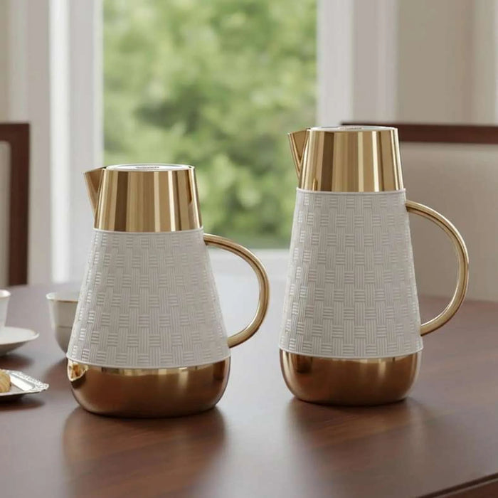 Klavis 2-Piece Vacuum Flask 1L -White