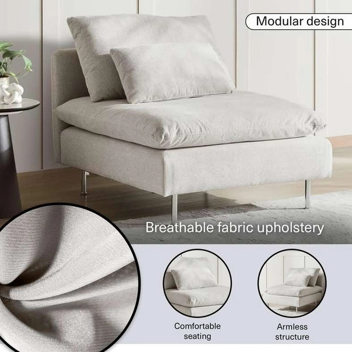 Knightley New 1 Seater Armless Modular Sofa