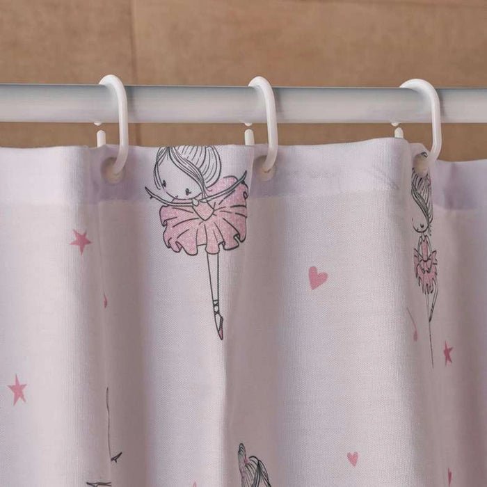Knox Shower Curtain White Pan Home