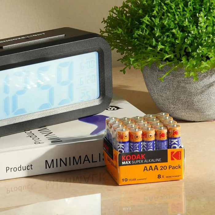 Kodak Alkaline Max Aaa Battery 20-Pieces - Blue Pan Home
