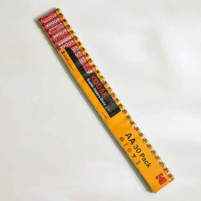 Kodak Super Heavy Duty Aa Battery 30-Pieces - Red