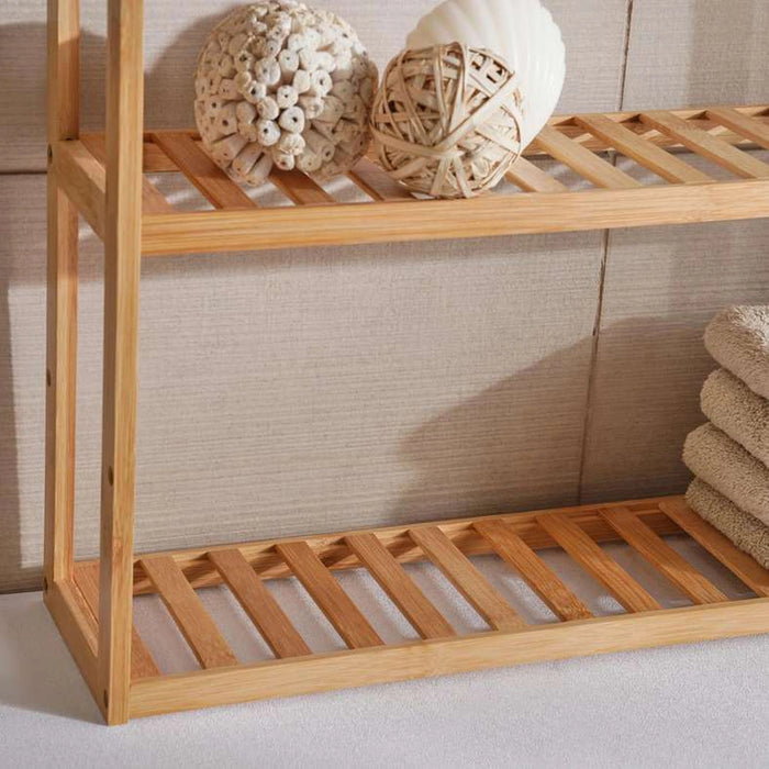 Kohls 3 Tiers Bamboo Rack - Natural Pan Home