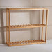 Kohls 3 Tiers Bamboo Rack - Natural Pan Home