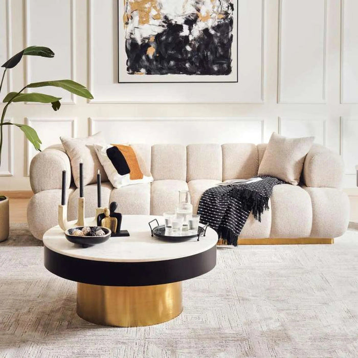 Kome 3 Seater Sofa- Beige Pan Home