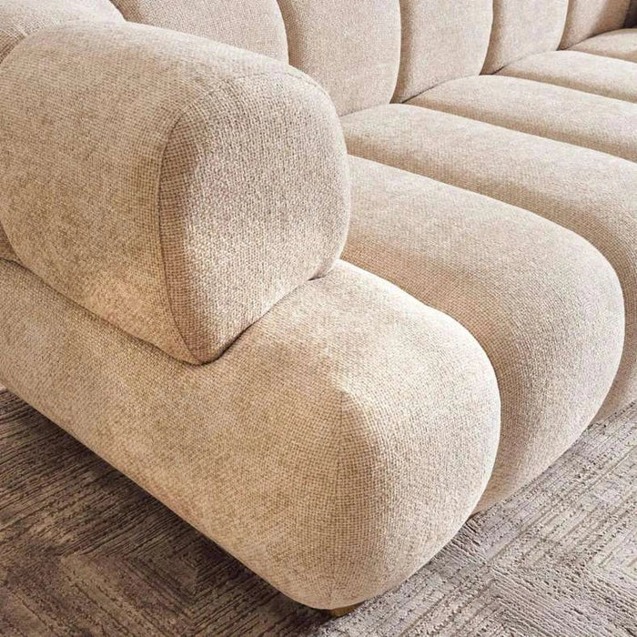 Kome 3 Seater Sofa- Beige Pan Home