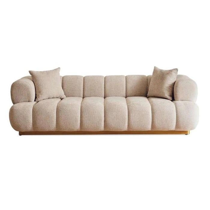 Kome 3 Seater Sofa- Beige Pan Home