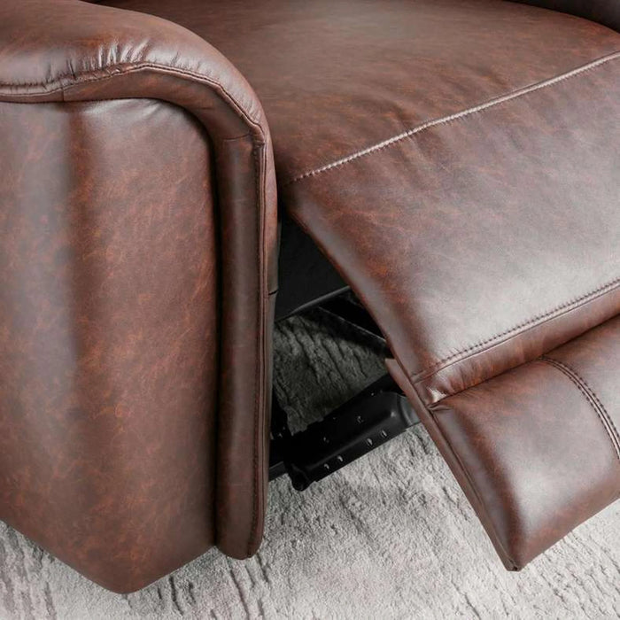 Kosco Single Seater Recliner Sofa - Brown