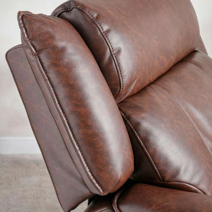 Kosco Single Seater Recliner Sofa - Brown