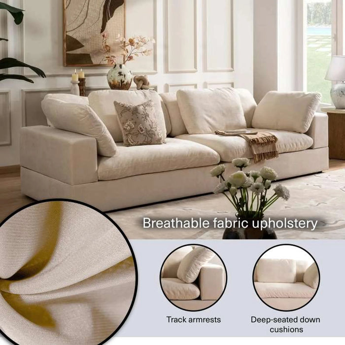 Kramen 4 Seater Sofa- Beige