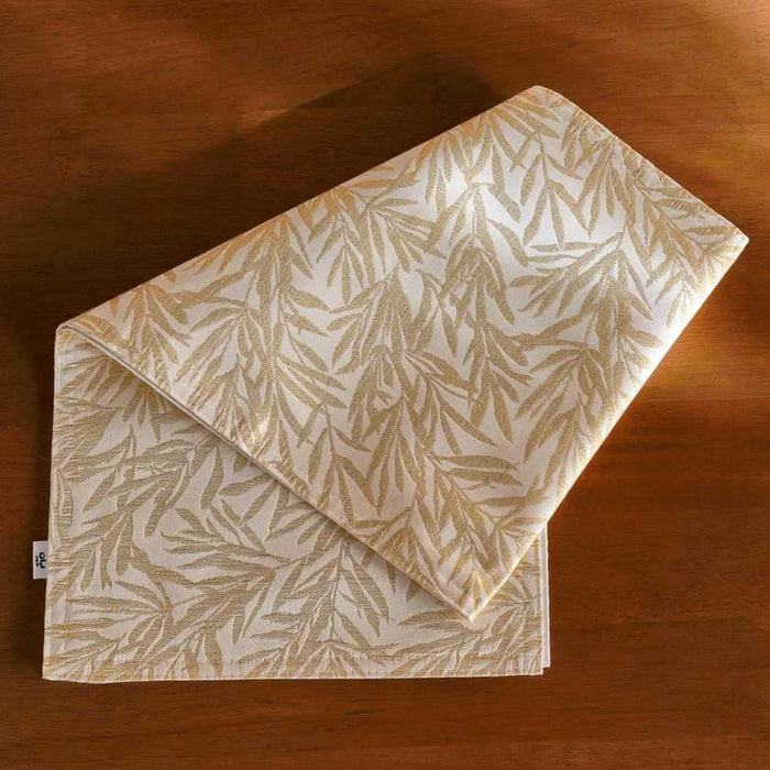 Kristal Jacquard Table Runner 33X120Cm - Gold