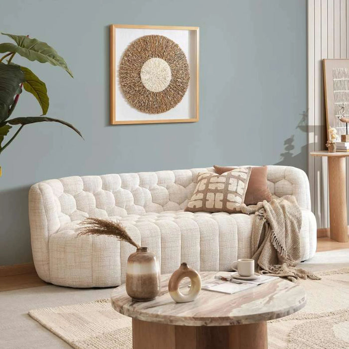 Krom 4 Seater Sofa - White