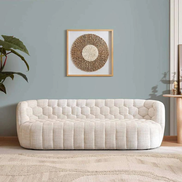 Krom 4 Seater Sofa - White