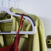 Kruje 10-Piece Non-Slip Plastic Clothes Hanger - White Pan Home