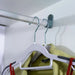 Kruje 10-Piece Non-Slip Plastic Clothes Hanger - White Pan Home