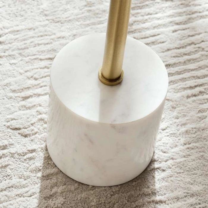 Kumi Drink Table Marble - White & Gold