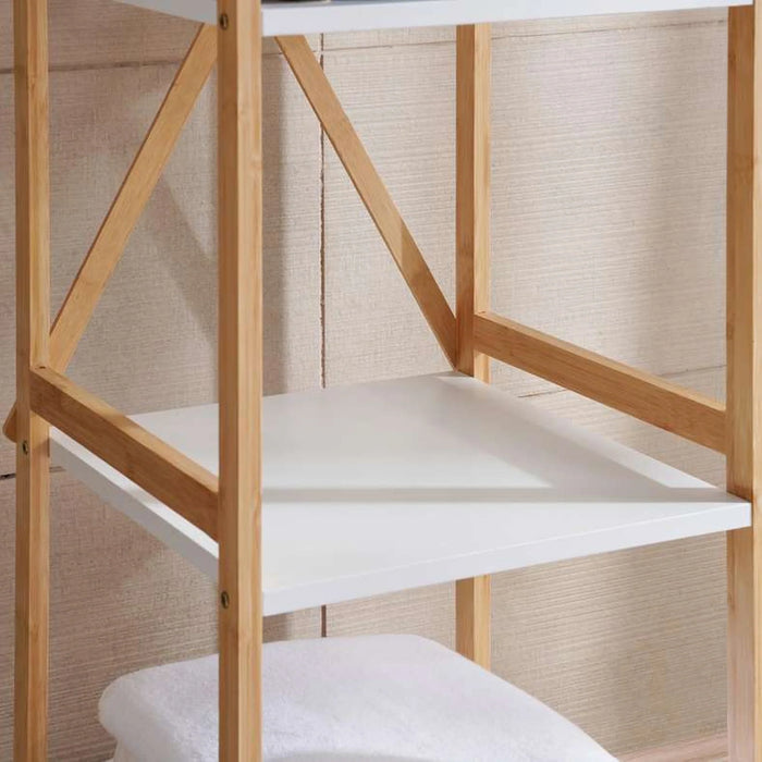 Kylie 5 Tier Bamboo Rack 150X37X37Cm- Natural