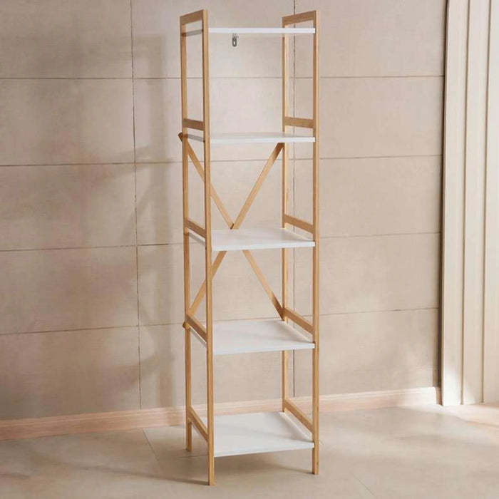 Kylie 5 Tier Bamboo Rack 150X37X37Cm- Natural