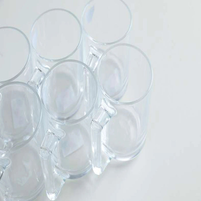 La Bonne-Heure Set Of 6 Mug 250Ml - Clear Pan Home