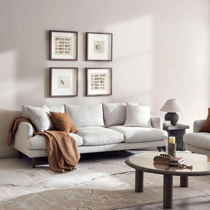 Lagolas 3 Seater Sofa - Beige Pan Home