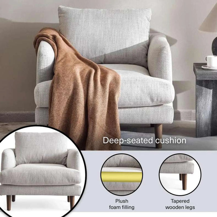 Lagolas Single Seater Sofa - Beige