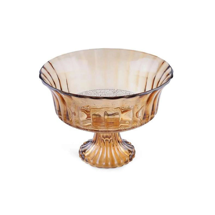 Laguna 5-Piece Glass Serving Bowl - Brown