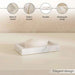 Laila Marble Soap Dish 15.25X8.90Cm - White Pan Home