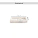 Laila Marble Soap Dish 15.25X8.90Cm - White Pan Home