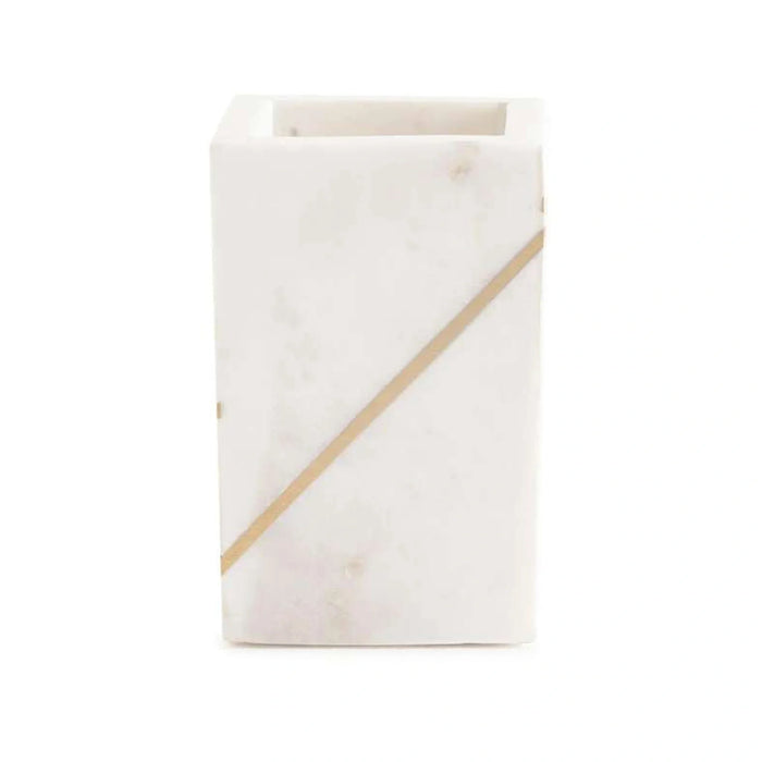 Laila Marble Tumbler 7.60X7.60X12Cm - White