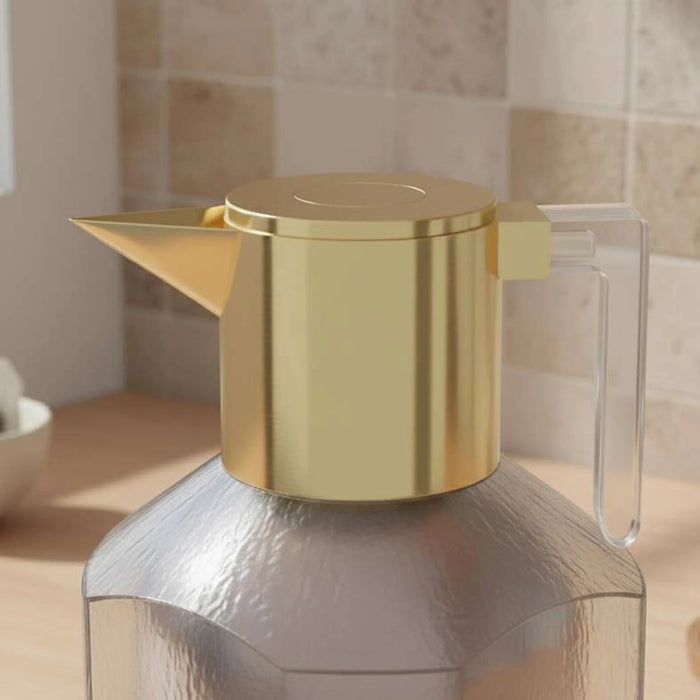 Lamia Vacuum Flask 1L -Gold & Clear