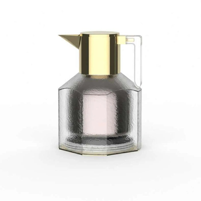 Lamia Vacuum Flask 1L -Gold & Clear