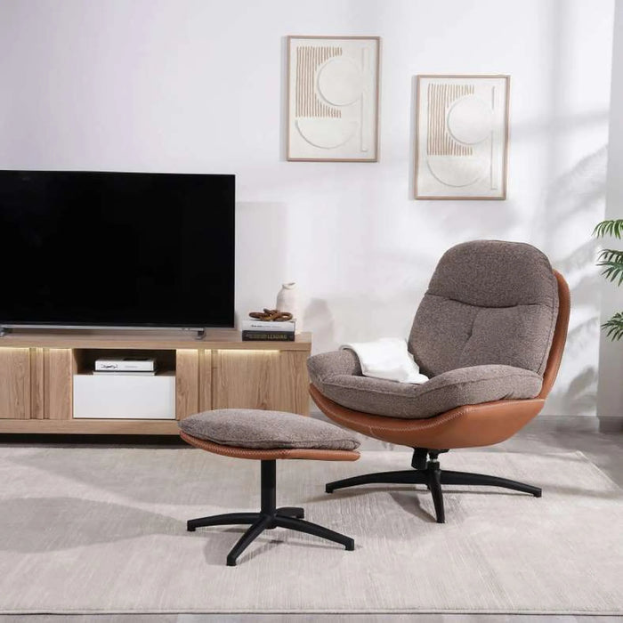 Lamy Accent Chair + Ottoman