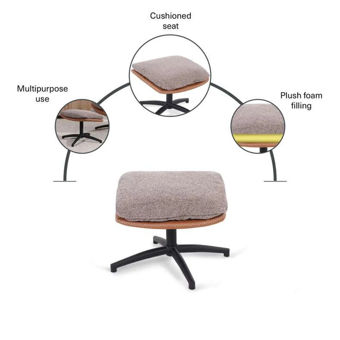 Lamy Accent Chair + Ottoman