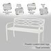 Lana Outdoor Bench - Offwhite Pan Home