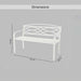 Lana Outdoor Bench - Offwhite Pan Home