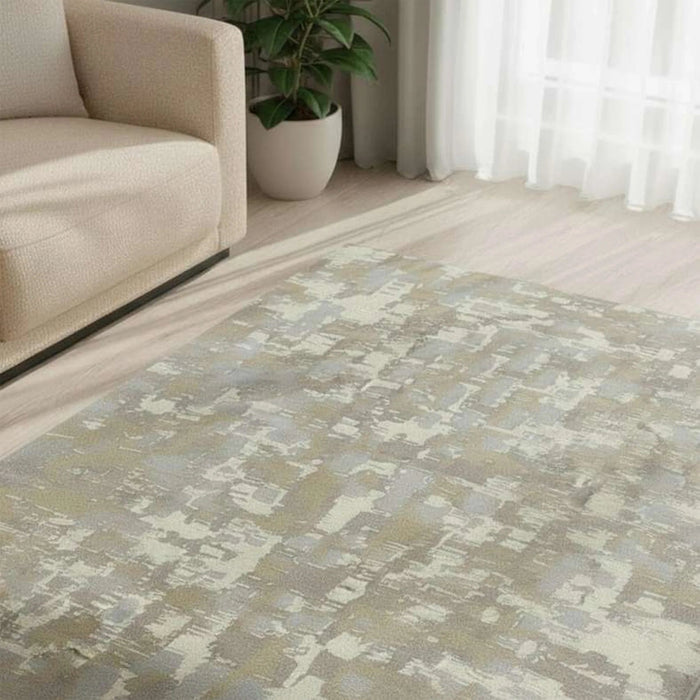 Lander Border Handmade Premium Wool Rug 160X230Cm - Natural Pan Home