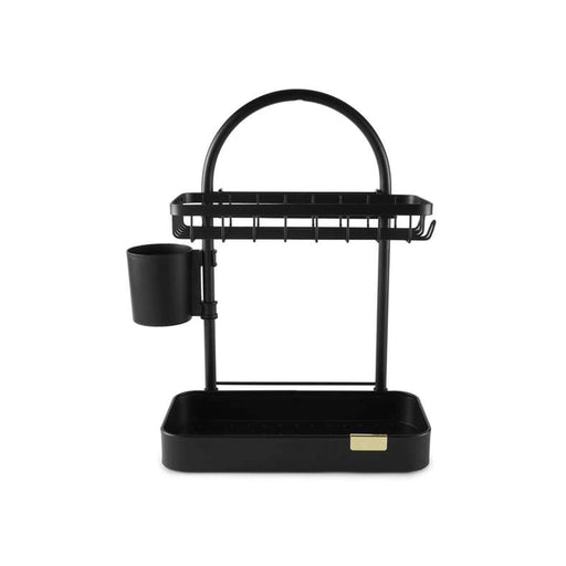 Langly 2-Tier Shower Caddy - Black Pan Home