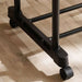 Lanie Extendable Double Rail Cloth Rack 80X72X90-160Cm - Silver Pan Home