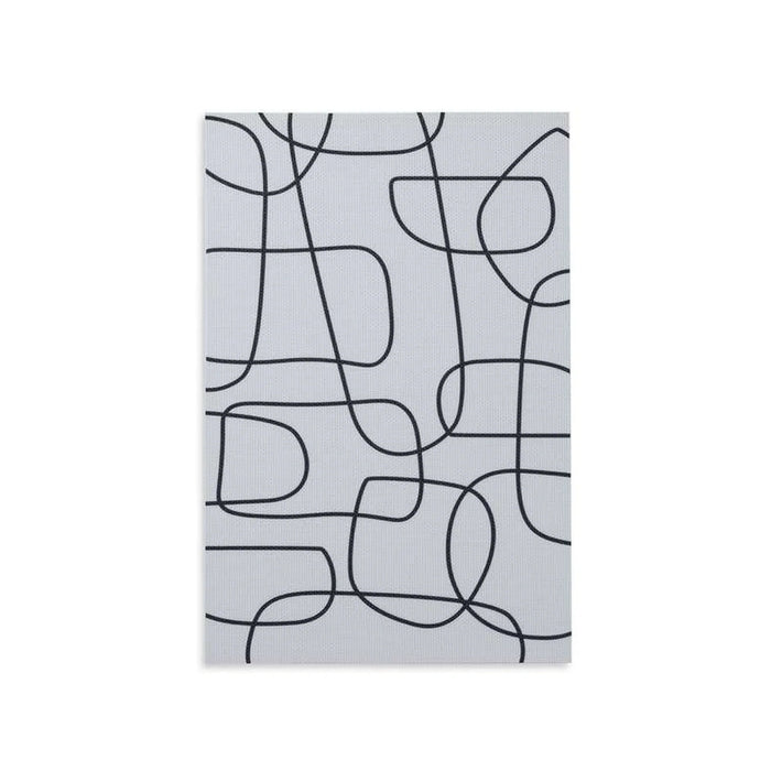 Lanny 4-Piece Printed Placemat Set 30X45Cm - Black