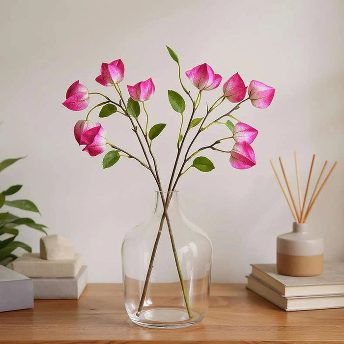 Lantern Artificial Stem Flower H71Cm - Pink Pan Home