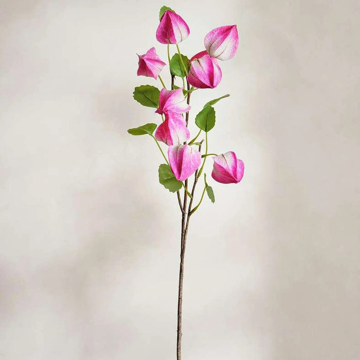 Lantern Artificial Stem Flower H71Cm - Pink Pan Home