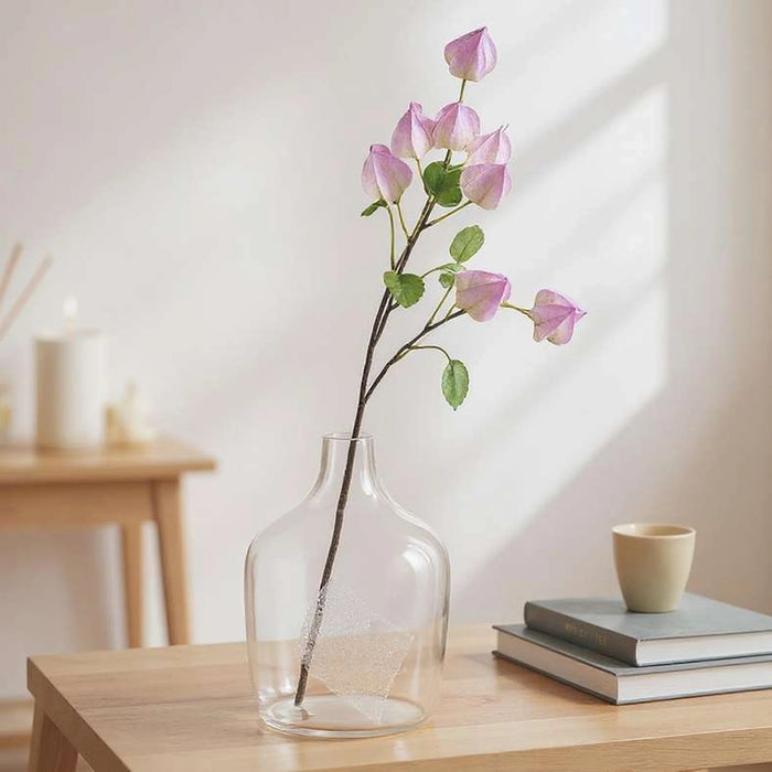 Lantern Artificial Stem Flower H71Cm - Purple