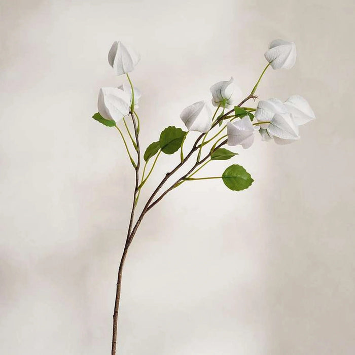 Lantern Artificial Stem Flower H71Cm - White Pan Home