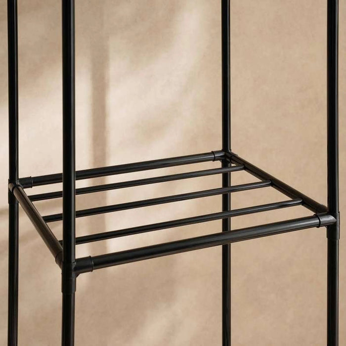 Lara 6 Tier Portable Storage Rack 41X33X164Cm - Black