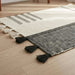Larisa Cotton Dhurrie 60X90Cm - Black Pan Home