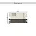 Larisa Cotton Dhurrie 60X90Cm - Black Pan Home