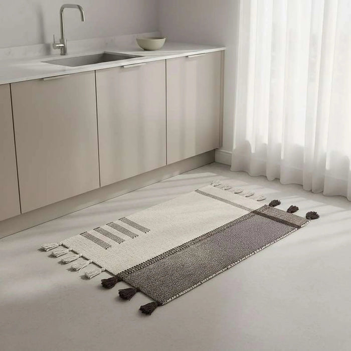 Larisa Cotton Dhurrie 60X90Cm - Choco Pan Home
