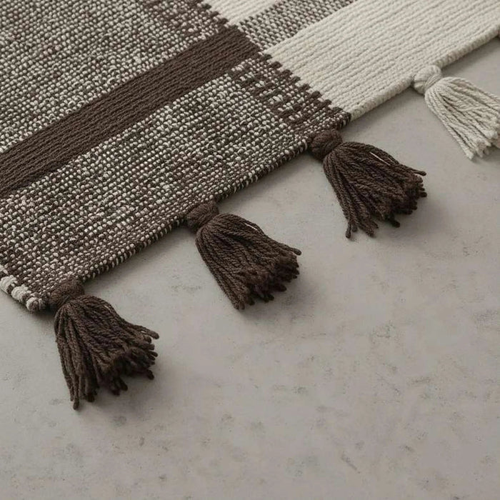 Larisa Cotton Dhurrie 60X90Cm - Choco Pan Home
